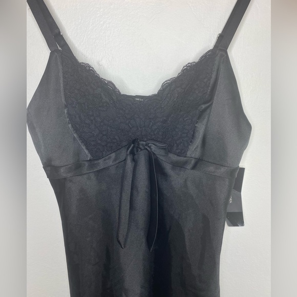 NWT Satin Lingerie Babydoll Slip Size Small Lux Feminine - Picture 3 of 6